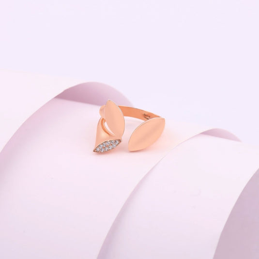 Rosé Luxe Statement 925 Sterling Silver Ring - iAMORY