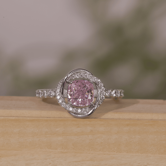 Rosé Sparkling 925 Sterling Silver Ring
