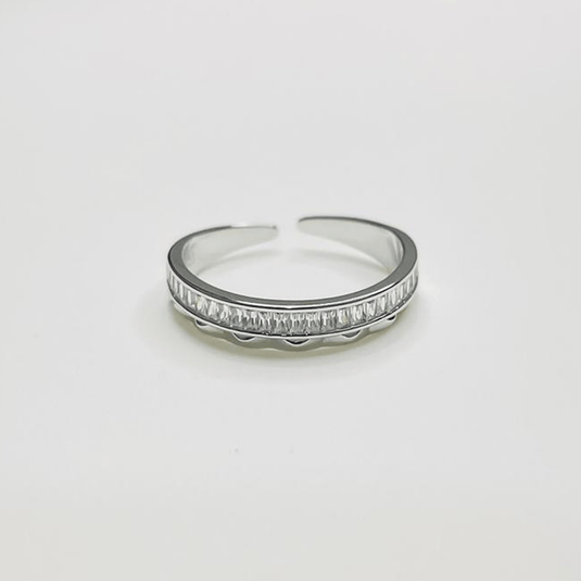 Shimmer Edge Classic 925 Sterling Silver Band - iAMORY