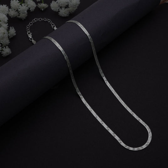 Silver Reversible Italian Snake Chain 925 Sterling Silver - iAMORY