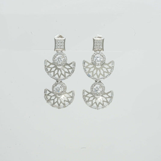 Silver Royale Noor Chandbali For Women - iAMORY