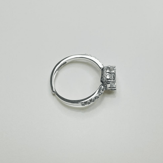 Snow Crystal Sparkle 925 Sterling Silver Ring