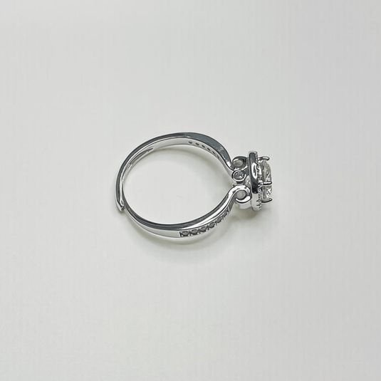 Solitaire Crown 925 Sterling Silver Ring 2