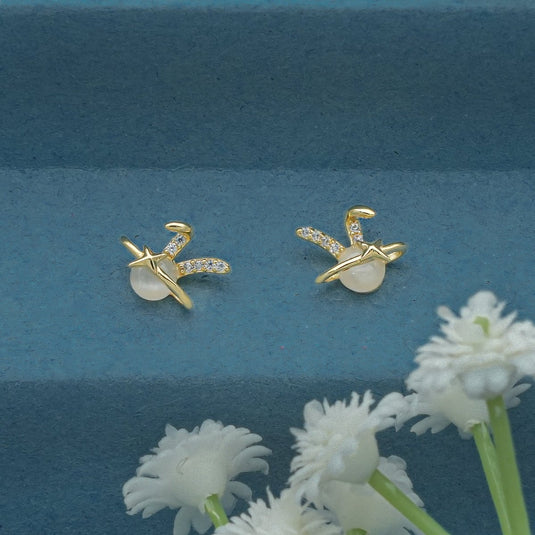 Starlit Bunny 925 Sterling Silver Earrings - iAMORY